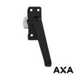 AXA RAAMSLUITING 3308 MET VENTILATIENOK EN DRUKKNOP RECHTS ZWART