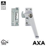 AXA RAAMSLUITING 3319 MET VENTIALTIENOK EN CILINDERSLOT RECHTS ALU SKG*