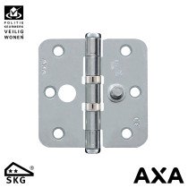 AXA veiligheidsscharnier kogellager 76x76mm ronde hoek staal SKG**