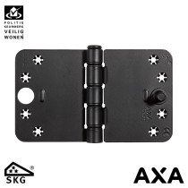 AXA smart easyfix veiligheidsscharnier 89x150mm ronde hoek zwart SKG***