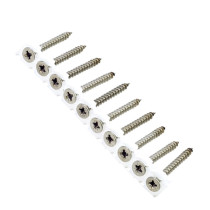 Bandschroeven voor spaanplaat 4x35 mm RVS A2 platkop pozidriv 1000 stuks