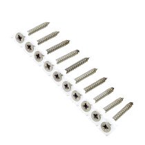 Bandschroeven voor spaanplaat 4x25 mm RVS A2 platkop pozidriv 1000 stuks