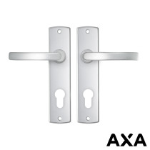 Deurbeslag aluminium AXA op schild pc72