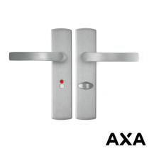 Deurbeslag aluminium AXA wc-/badkamersluiting 63/8 luxe