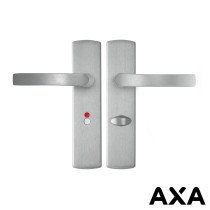 Deurbeslag aluminium AXA wc-/badkamersluiting 63/8 luxe
