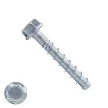 Betonschroeven 5x40mm verzinkt zeskantkop 100 stuks