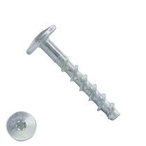 Betonschroeven 6x40mm verzinkt platbolkop 100 stuks