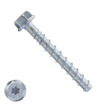Betonschroeven 8x60mm verzinkt zeskantkop 50 stuks