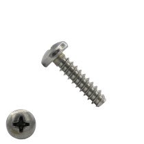 Parkers zonder boorpunt RVS A2 4,8x19mm cilinderkop philips DIN 7981 200 stuks