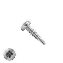 Boorschroeven RVS A2 3,9x22mm cilinderkop philips DIN 7504-N 200 stuks