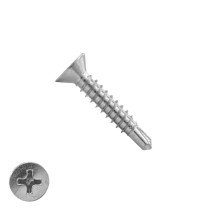 Boorschroeven RVS A2 4,8x32mm platkop philips DIN 7504-P 200 stuks