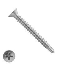 Boorschroeven RVS A2 4,8x50mm platkop philips DIN 7504-P 200 stuks