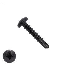 Boorschroeven zwart verzinkt 4,2x32mm cilinderkop philips DIN 7504-P 200 stuks