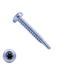 Boorschroeven verzinkt 4,2x38mm cilinderkop torx DIN 7504-N 200 stuks