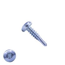 Boorschroeven verzinkt 4,8x19mm cilinderkop squaredrive DIN 7504-V 200 stuks
