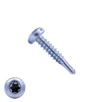 Boorschroeven verzinkt 4,8x25mm cilinderkop torx DIN 7504-N 200 stuks