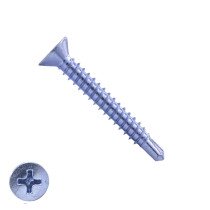 Boorschroeven verzinkt 4,8x38mm platkop philips DIN 7504-P 200 stuks