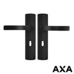 DEURBESLAG ZWART AXA OP SCHILD SL56 LUXE