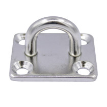 Dekoog vierkante grondplaat 35x30mm RVS A2 1 stuk