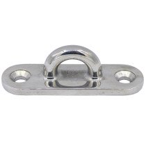 Dekoog ovale grondplaat 88mm RVS A4 1 stuk