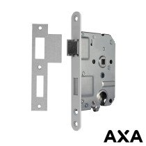 Cilinderslot 55mm voorplaat wit incl sluitplaat AXA