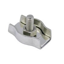 Staaldraadklem simplex 8mm RVS A4 1 stuk