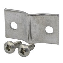 Gaaspaneelbeslag verzinkt 4x16 mm met schroeven 6 stuks