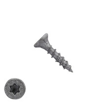 Dynaplus spaanplaatschroeven 3,5x20mm ar-coating grijs platkop torx 200 stuks