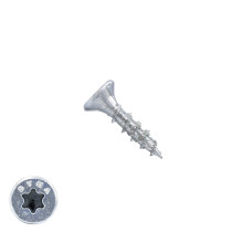 Dynaplus spaanplaatschroeven 4x20mm verzinkt platkop torx 200 stuks
