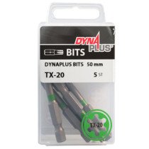 Dynaplus bit TORX-20 GROEN 50mm 5 stuks