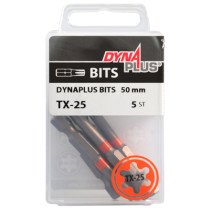 Dynaplus bit TORX-25 ORANJE 50mm 5 stuks