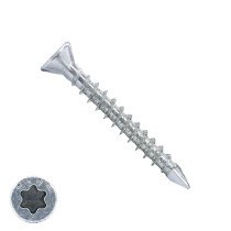 Dynaplus vloerschroeven 3,5x45mm verzinkt platkop torx 200 stuks