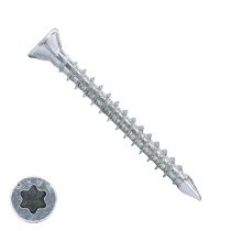 Dynaplus vloerschroeven 3,5x55mm verzinkt platkop torx 200 stuks