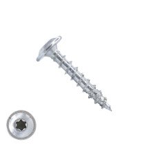 Dynaplus achterwandschroeven 4x30mm verzinkt platkop torx 200 stuks