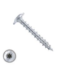 Dynaplus achterwandschroeven 4x40mm verzinkt platkop torx 200 stuks