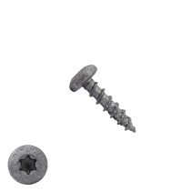 Dynaplus spaanplaatschroeven 3,5x20mm ar-coating grijs cilinderkop torx 200 stuks