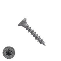 Dynaplus spaanplaatschroeven 4,5x25mm ar-coating grijs platkop torx 200 stuks