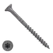 Dynaplus spaanplaatschroeven 4,5x80mm deeldraad ar-coating grijs platkop torx 200 stuks