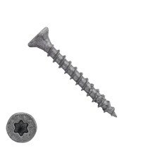 Dynaplus spaanplaatschroeven 4x40mm ar-coating grijs platkop torx 200 stuks