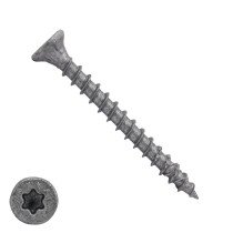 Dynaplus spaanplaatschroeven 4x50mm ar-coating grijs platkop torx 200 stuks