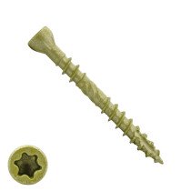 Dynaplus vlonderschroeven 5x60mm deeldraad ar-coating bronze freeskop met snijpunt torx 200 stuks
