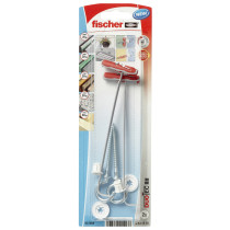 Fischer DuoTec 10 RH hollewandpluggen 10 met ronde haken 2 stuks