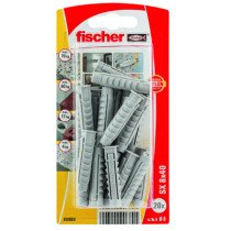 Fischer pluggen SX 8x40 20 stuks