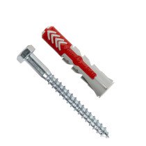 Fischer Duopower pluggen 12x60 S met zeskantschroeven 10 stuks