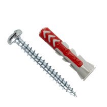 Fischer Duopower pluggen 5x25 S PH met bolkopschroeven 50 stuks