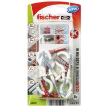 Fischer Duopower pluggen 6x30 RH N met nylon ronde haken 6 stuks