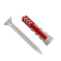 Fischer Duopower pluggen 6x30 S met schroeven 50 stuks