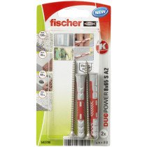 Fischer Duopower pluggen 8x65 S A2 met RVS A2 schroeven 2 stuks