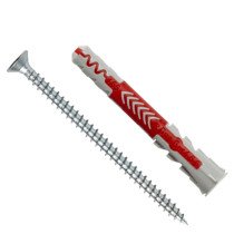 Fischer Duopower pluggen 8x65 S met schroeven 25 stuks