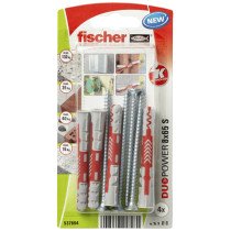 Fischer Duopower pluggen 8x65 S met schroeven 4 stuks